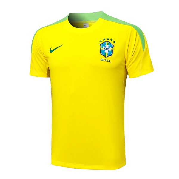 Camiseta Entrenamiento Brasil 2024-2025 Amarillo Verde